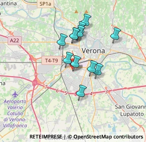 Mappa Via Fratelli Morandini, 37136 Verona VR, Italia (2.76333)