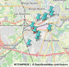 Mappa Via Fratelli Morandini, 37136 Verona VR, Italia (1.42182)