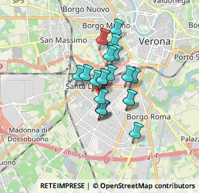 Mappa Via Fratelli Morandini, 37136 Verona VR, Italia (1.073)