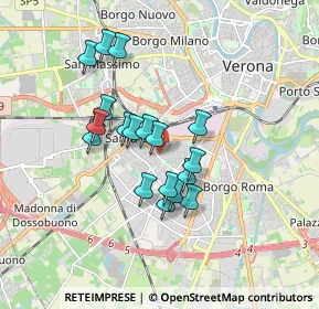 Mappa Via Fratelli Morandini, 37136 Verona VR, Italia (1.41333)