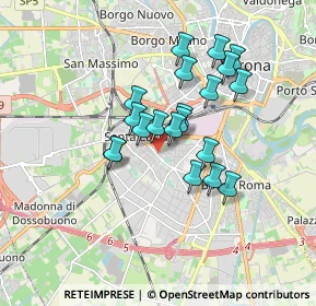 Mappa Via Fratelli Morandini, 37136 Verona VR, Italia (1.3765)