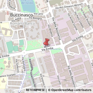 Mappa Via emilia 7/a, 20090 Buccinasco, Milano (Lombardia)
