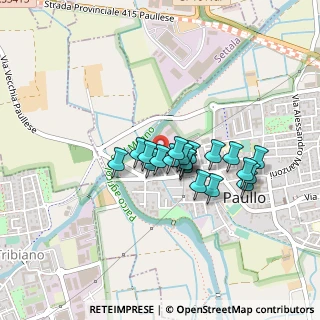 Mappa Via Eugenio Curiel, 20067 Paullo MI, Italia (0.304)