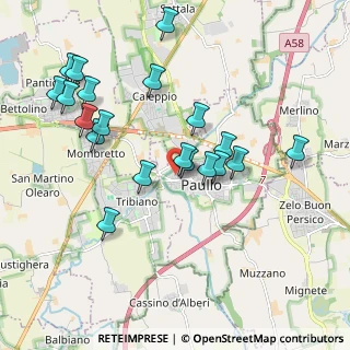 Mappa Via Eugenio Curiel, 20067 Paullo MI, Italia (1.983)