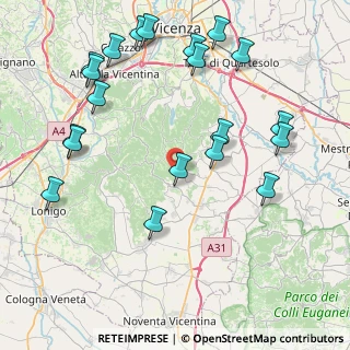 Mappa Via Barre, 36024 Mossano VI, Italia (9.8395)