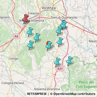 Mappa Via Barre, 36024 Mossano VI, Italia (7.24917)