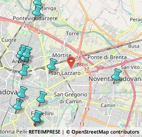 Mappa 35129 Padova PD, Italia (2.99429)