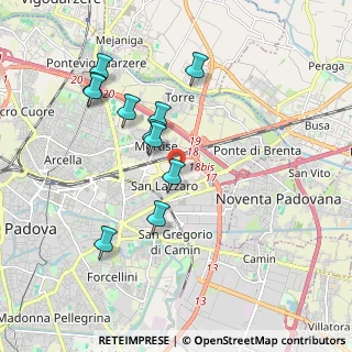 Mappa 35129 Padova PD, Italia (1.80273)