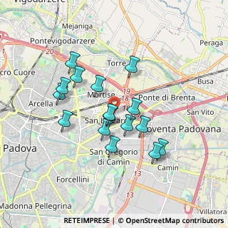 Mappa 35129 Padova PD, Italia (1.53438)