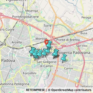Mappa 35129 Padova PD, Italia (1.37167)