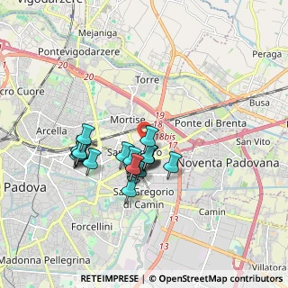 Mappa 35129 Padova PD, Italia (1.4165)