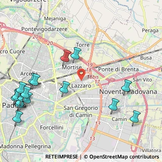 Mappa Via Ponticello, 35129 Padova PD, Italia (2.94765)