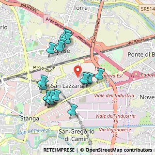 Mappa Via Ponticello, 35129 Padova PD, Italia (0.9275)