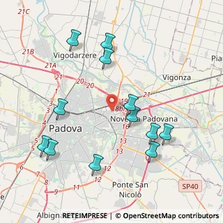 Mappa 35129 Padova PD, Italia (4.34833)
