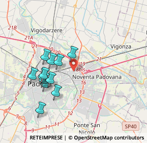 Mappa 35129 Padova PD, Italia (3.465)