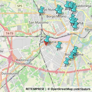 Mappa Via del Quadrato, 37137 Verona VR, Italia (2.87)