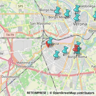 Mappa Via del Quadrato, 37137 Verona VR, Italia (2.57636)