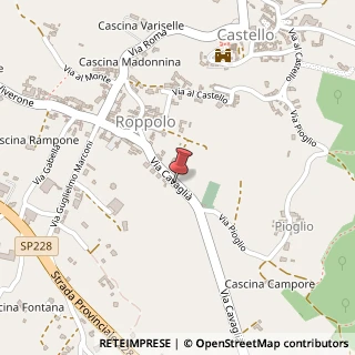 Mappa Via Panoramica, 23, 13883 Roppolo, Biella (Piemonte)