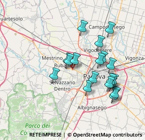 Mappa Via Sant'Antonio, 35030 Sarmeola PD, Italia (6.72667)