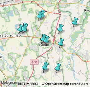 Mappa Via Carlo Marx, 20067 Paullo MI, Italia (3.52)