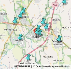 Mappa Via Carlo Marx, 20067 Paullo MI, Italia (1.845)