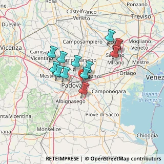 Mappa Corso Irlanda, 35129 Padova PD, Italia (10.53333)