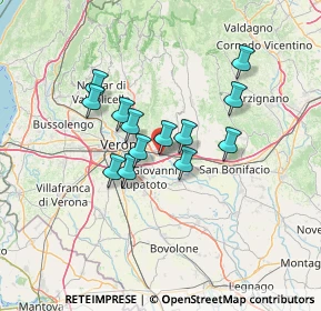 Mappa Via Torricelli Evangelista, 37036 San Martino Buon Albergo VR, Italia (10.34462)