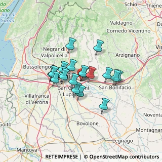 Mappa Via Torricelli Evangelista, 37036 San Martino Buon Albergo VR, Italia (9.384)