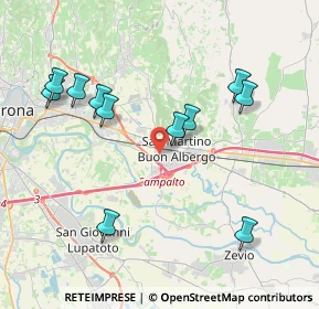 Mappa Via Torricelli Evangelista, 37036 San Martino Buon Albergo VR, Italia (4.10727)