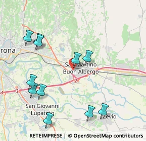 Mappa Via Torricelli Evangelista, 37036 San Martino Buon Albergo VR, Italia (4.55182)
