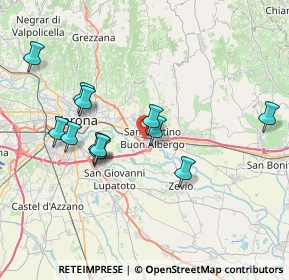 Mappa Via Torricelli Evangelista, 37036 San Martino Buon Albergo VR, Italia (7.23)