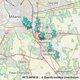 Mappa Via Parigi, 20097 San Donato Milanese MI, Italia (3.04583)