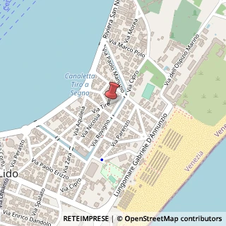 Mappa Via Tiro, 16/A, 30126 Venezia, Venezia (Veneto)