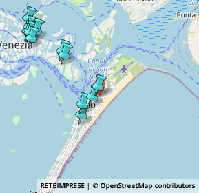 Mappa Via Tiro, 30126 Venezia VE, Italia (2.37333)