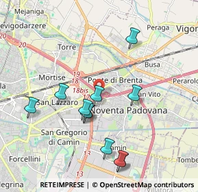 Mappa Centro Commerciale Padova Est, 35129 Padova PD, Italia (1.89455)