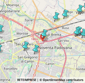 Mappa IKEA, 35129 Padova PD, Italia (3.48947)