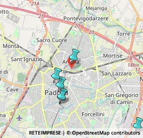 Mappa Via Giovanni Storlato, 35132 Padova PD, Italia (3.29917)