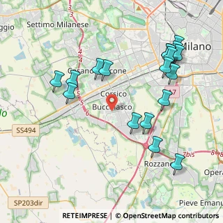 Mappa Via Siena, 20090 Buccinasco MI, Italia (4.52722)