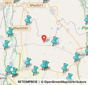 Mappa Via Soncino, 26014 Casaletto di Sopra CR, Italia (6.7535)