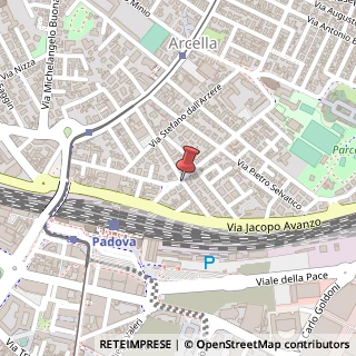 Mappa Via Giuseppe Garibaldi, 10, 35132 Padova, Padova (Veneto)