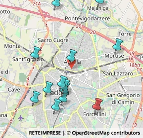 Mappa Via Agostino Fasolato, 35132 Padova PD, Italia (2.21615)