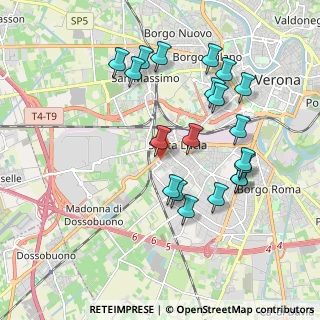 Mappa Via Cormons, 37137 Verona VR, Italia (1.945)