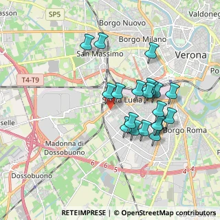 Mappa Via Cormons, 37137 Verona VR, Italia (1.634)