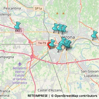 Mappa Via Cormons, 37137 Verona VR, Italia (3.25182)