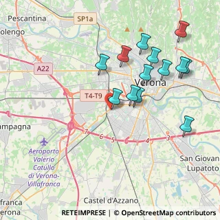 Mappa Via Cormons, 37137 Verona VR, Italia (4.01615)