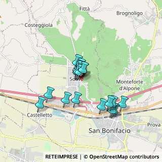 Mappa Via San Lorenzo, 37038 Soave VR, Italia (1.279)