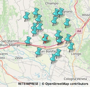 Mappa Via San Lorenzo, 37038 Soave VR, Italia (6.6065)