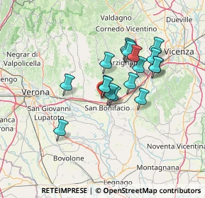 Mappa Via San Lorenzo, 37038 Soave VR, Italia (10.84278)