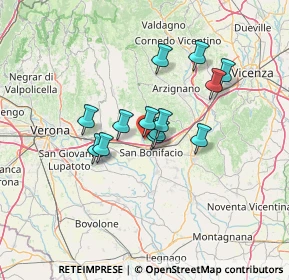 Mappa Via San Lorenzo, 37038 Soave VR, Italia (10.04769)