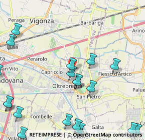 Mappa Via Capeleo, 30039 Stra VE, Italia (3.041)